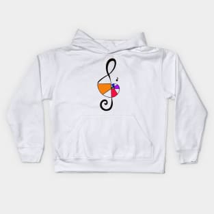 musical harmony Kids Hoodie